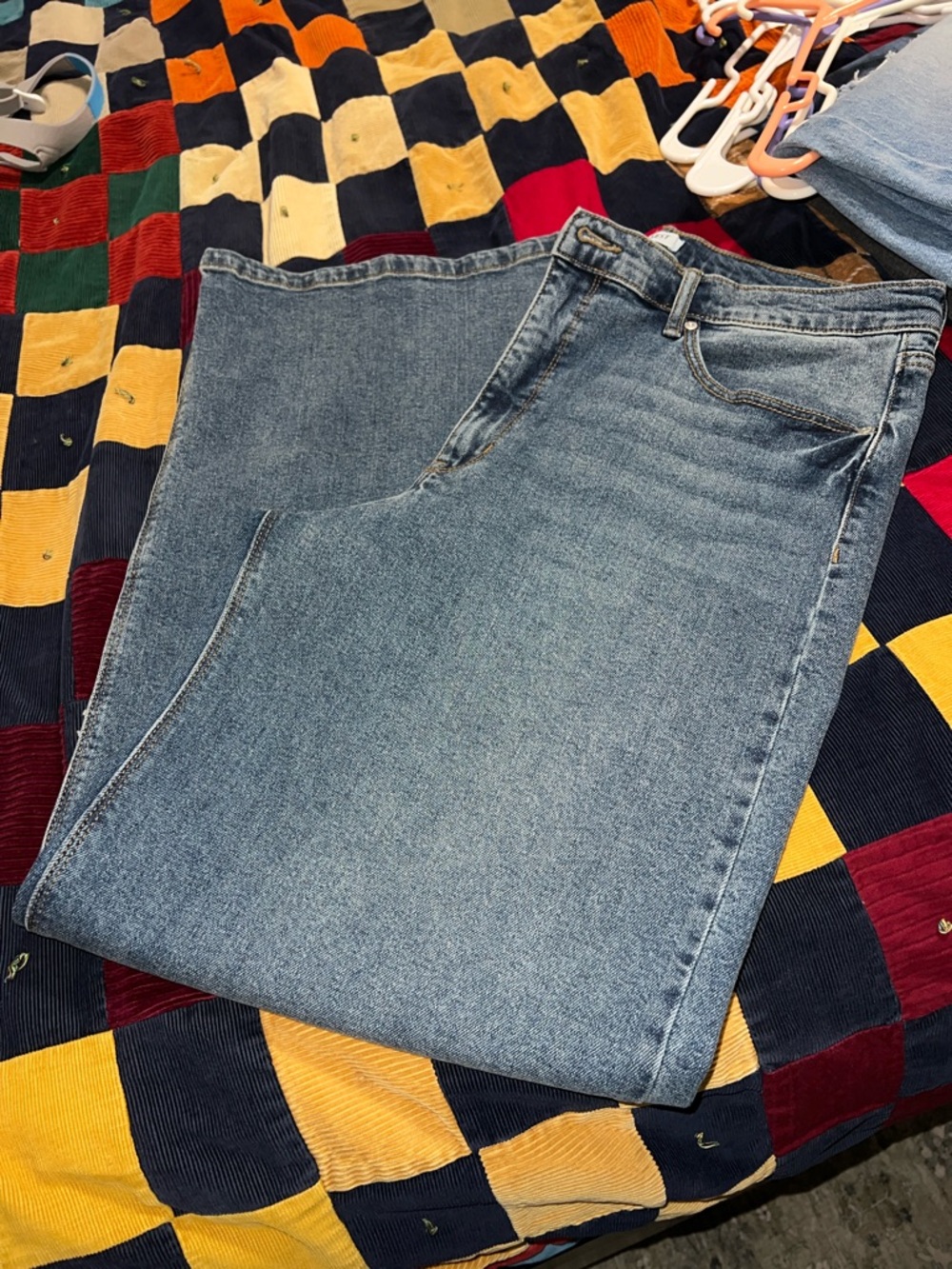 Nine West Women’s Wide Leg Denim Jeans